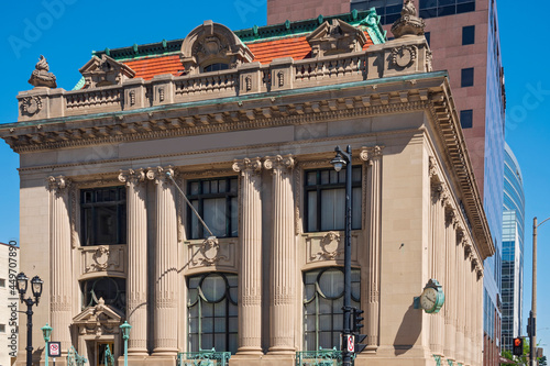 historic beaux arts style builidng in milwaukee photo