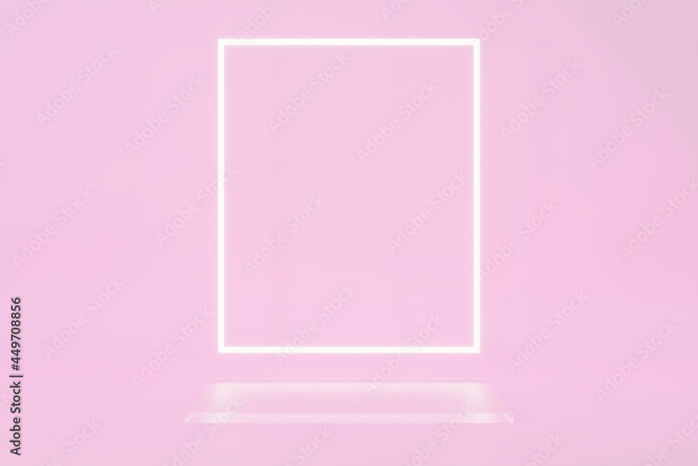 Geometric Shape Podium For Product Presentation on Minimal background.3D minimal concept design illustration Geometric Shape Podium For Product Presentation on Minimal background.3D minimal concept design illustration