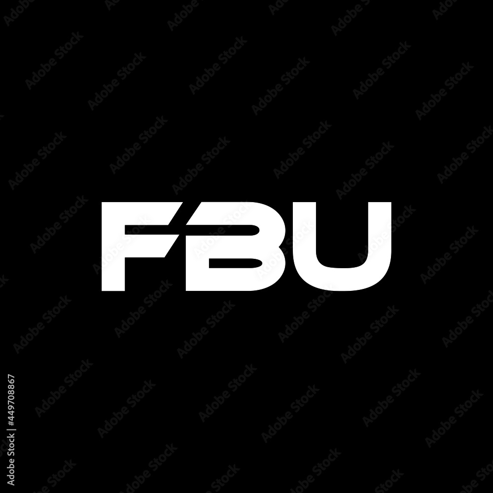 FBU letter logo design with black background in illustrator, vector logo modern alphabet font overlap style. calligraphy designs for logo, Poster, Invitation, etc. FBU letter logo design with black background in illustrator, vector logo modern alphabet font overlap style. calligraphy designs for logo, Poster, Invitation, etc.