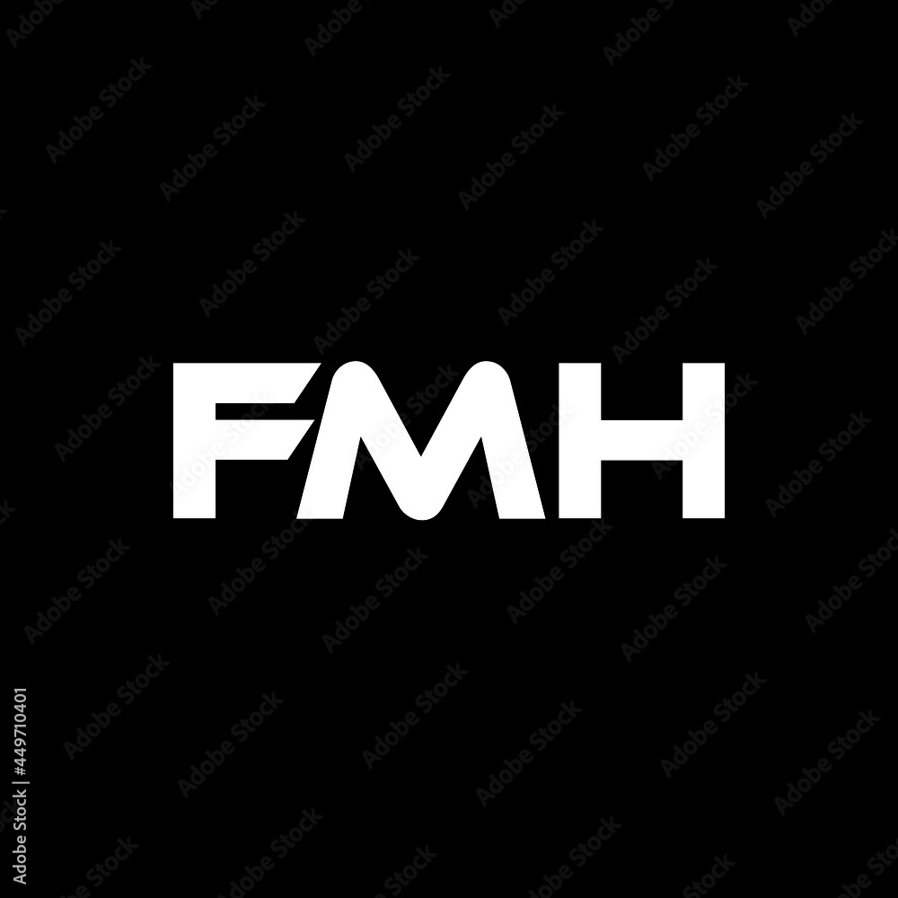 FMH letter logo design with black background in illustrator, vector logo modern alphabet font overlap style. calligraphy designs for logo, Poster, Invitation, etc. FMH letter logo design with black background in illustrator, vector logo modern alphabet font overlap style. calligraphy designs for logo, Poster, Invitation, etc.