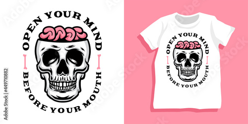 Motivational lettering typography t shirt design