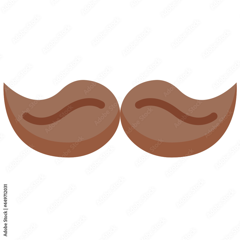 moustache flat icon moustache flat icon