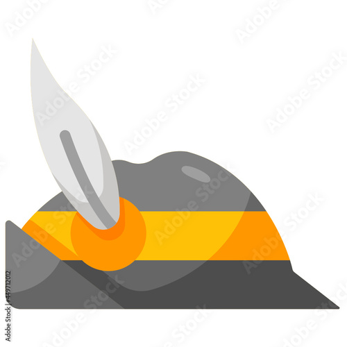 hat flat icon