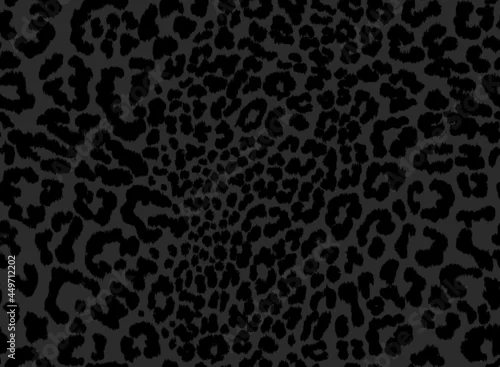 Fototapeta Minimalist black leopard seamless vector pattern. Black panther animal print. Minimalist black leopard seamless vector pattern. Black panther animal print. Animal print design.