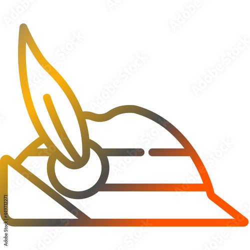 hat gradient icon