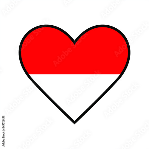 Free Download Indonesia flag, official colors and proportion correctly. National Indonesia flag. Flat vector illustration isolated on background. color editable - GFXLoad