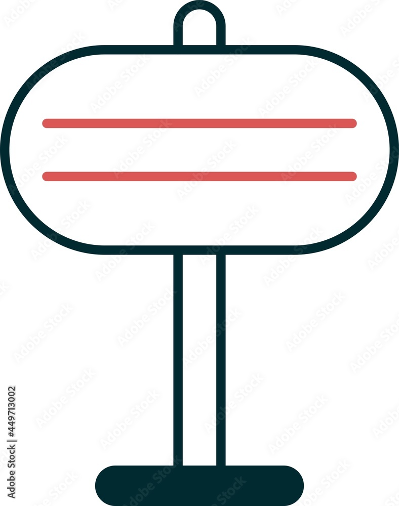Notice Board Colour Vector Icon Design Notice Board Colour Vector Icon Design