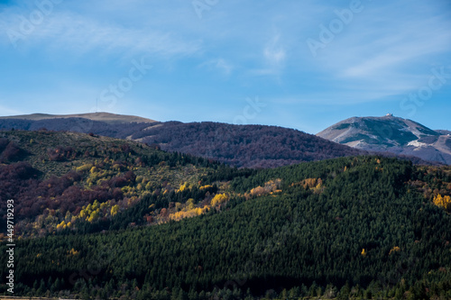 Bjelasnica Mountain, Bosnia and Herzegovina in autumn.