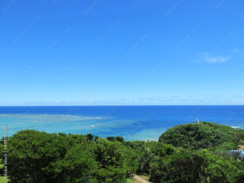 あやまる岬から見下ろす世界遺産 奄美大島の海,奄美市, 鹿児島県, 日本