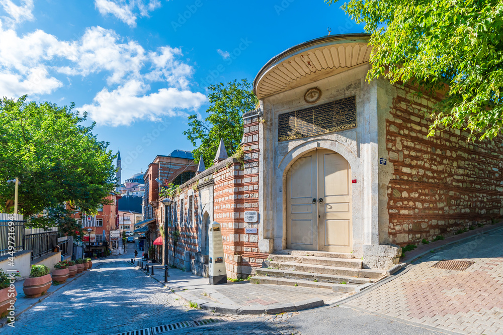 Obraz premium Cagologlu District street view in Istanbul