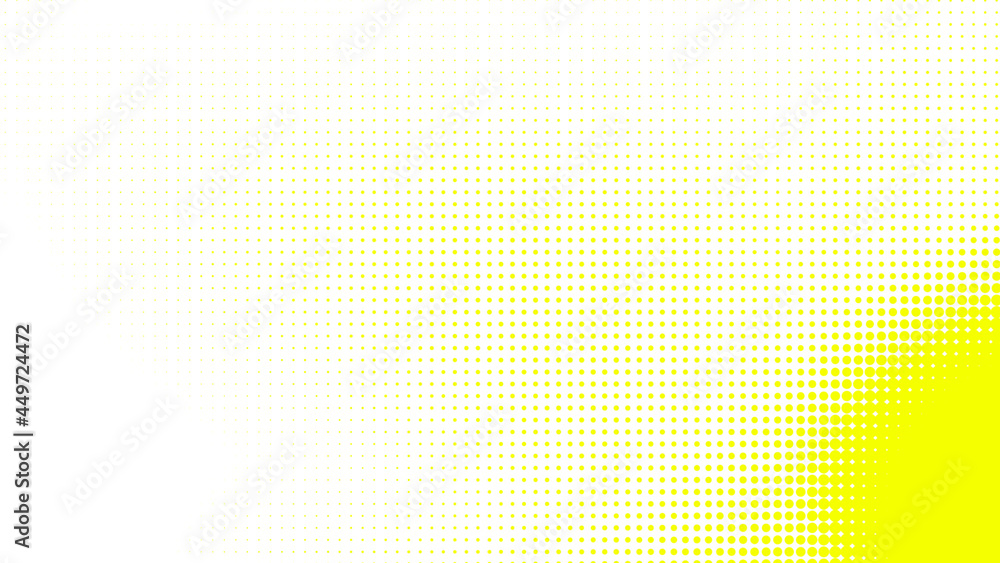 Dots halftone white yellow color pattern gradient texture with technology digital background. Dots pop art comics with summer background. Dots halftone white yellow color pattern gradient texture with technology digital background. Dots pop art comics with summer background.