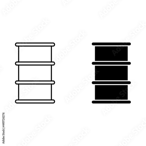 Simple icon barrels