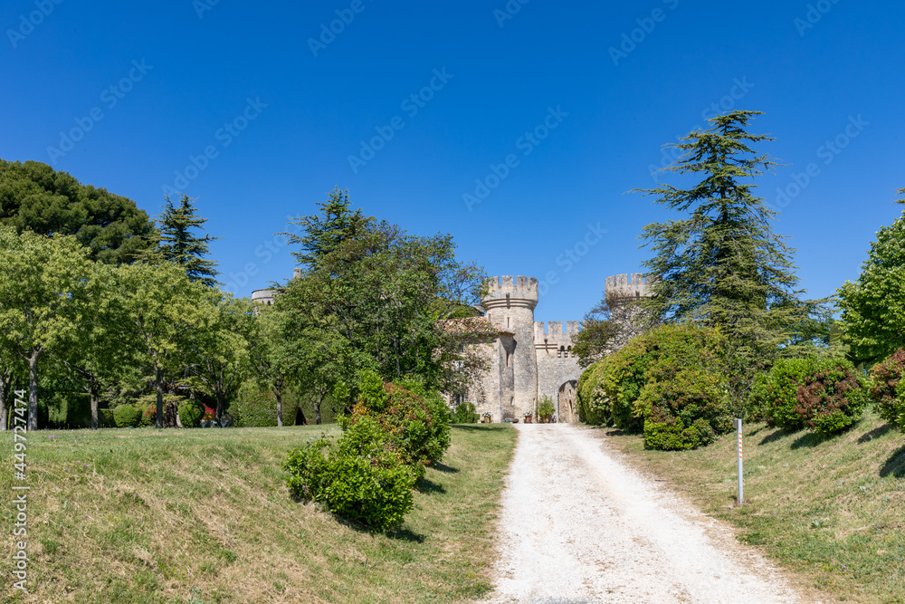 Castle of Murs in Luberon, Provence, south of France