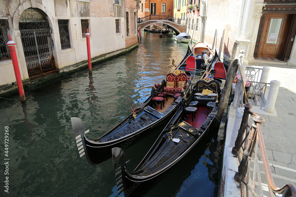 One of the characteristic canals of Venice