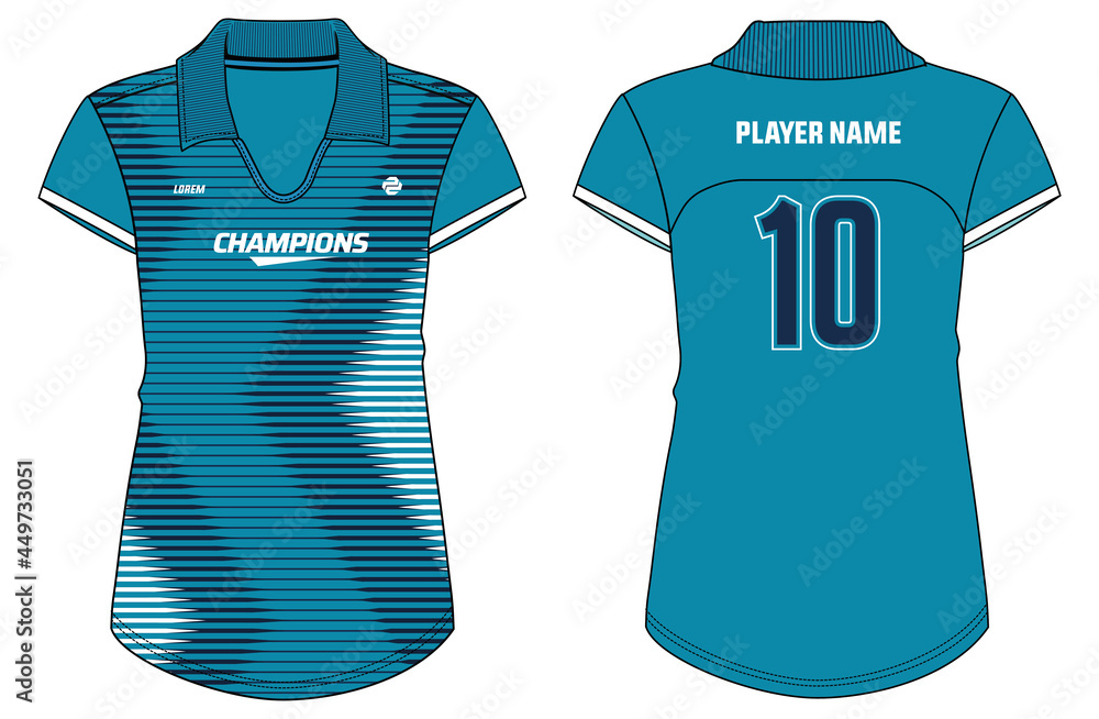 Sports T Shirt Jersey Design Concept For Cricket