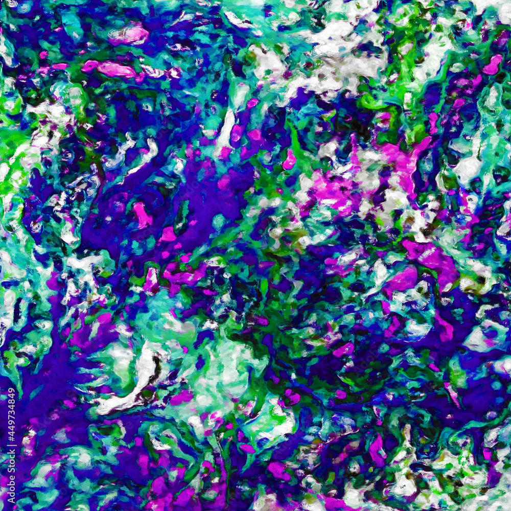 Blue green pink purple flowers background Blue green pink purple flowers background