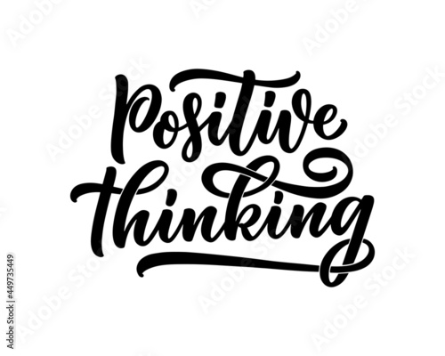 Positive lettering slogan with doodle elements. Funny quote for blog, poster and print design. Vector illustration. Vector illustration