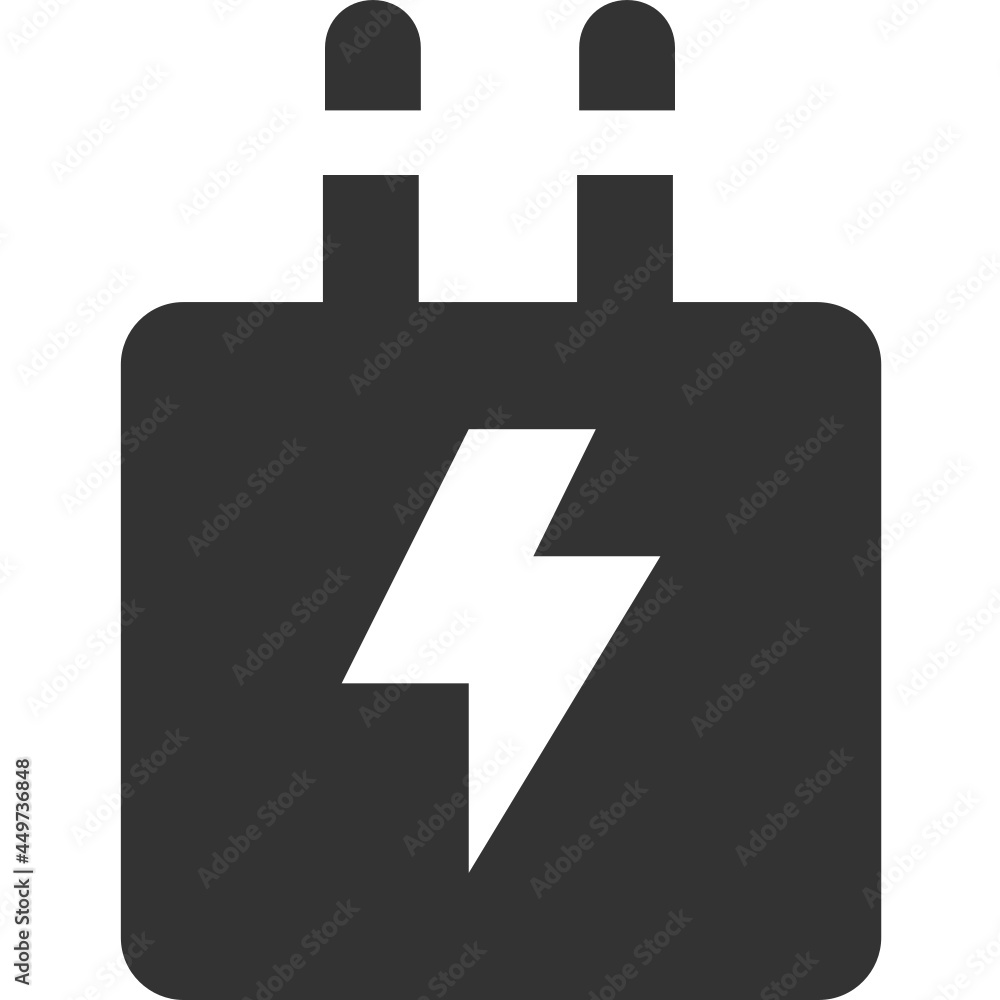 Fototapeta premium Plug Line Icon