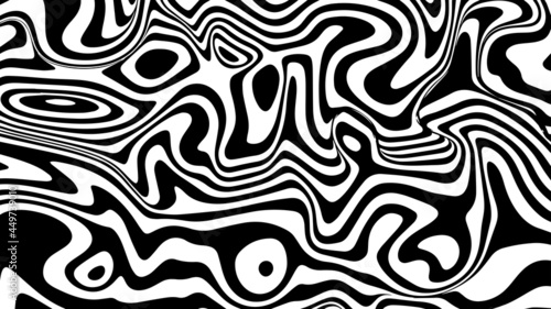 Illustration vector graphic of optical art abstract background liquify lines design. 
