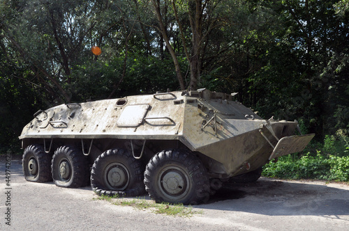 Billede på lærred Soviet amphibious armored personnel carrier, BTR-60P