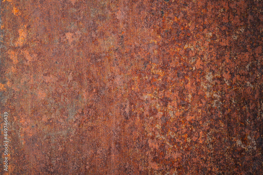 weathered metal texture, rusty background. rust-coated iron plate