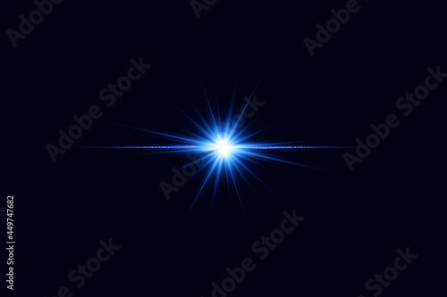 Abstract Lens Flare light over background.Abstract of lighting for background. Beautiful rays of light.Easy to add overlay or screen filter over photo © Design