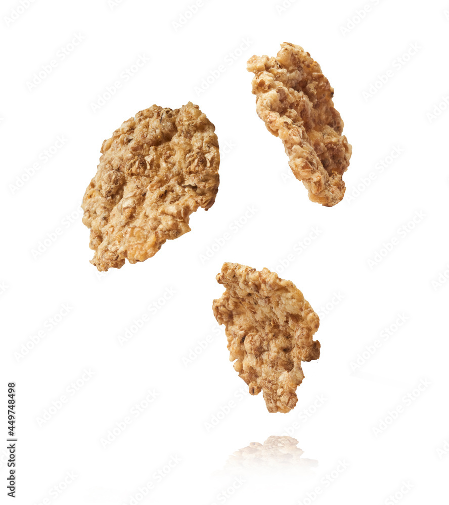 Falling in the air tasty cornflakes Falling in the air tasty cornflakes