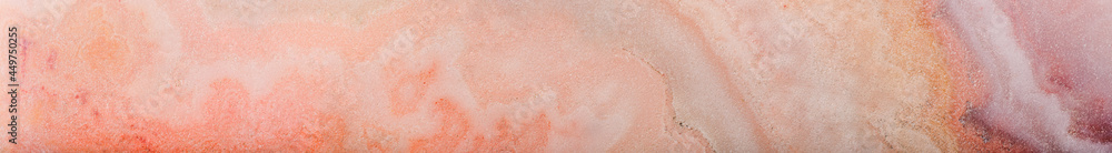 Fototapeta premium orange light colour agate long narrow strip