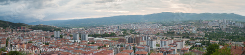 Panoramic view of Tokat city , Turkey 