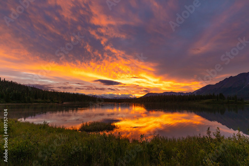 Sunset Sky at 3am in Alaska © Dee Carpenter