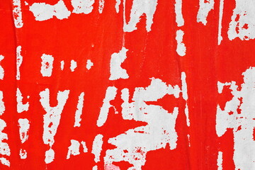 Colorful ripped torn grunge posters background creased crumpled paper backdrop placard surface