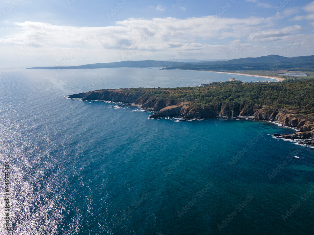 Aerial view of Smokinya Beach near Sozopol, Bulgaria Aerial view of Smokinya Beach near Sozopol, Bulgaria
