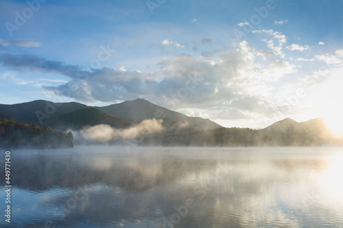 Wallpaper Mural Usa, New York, Whiteface Mountain reflecting in Placid Lake Torontodigital.ca