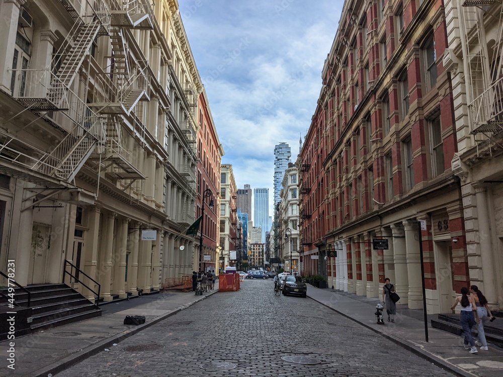 Soho, Downtown Manhattan, New York City - June 2021