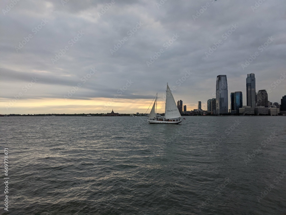 Boat on New York City Bay - June 2021