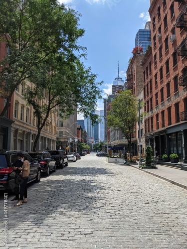 Canvas Print Overview of Tribeca, Manhattan, New York City - June 2021