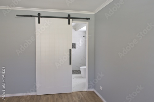 Modern sliding barn door