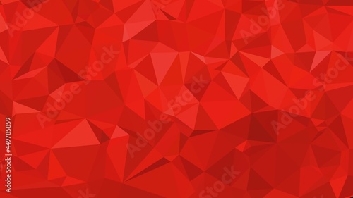 Abstract ruby low poly background. Abstract red low poly triangle design for background, backdrop, abstract illustration.