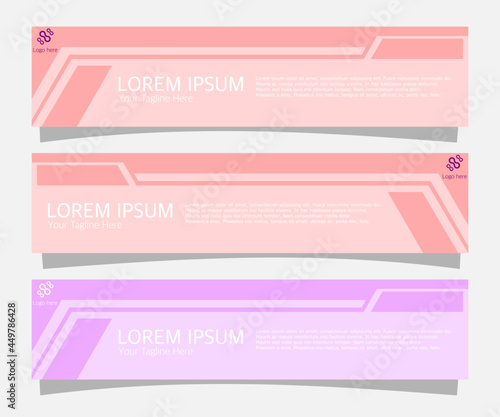 desain grafis dari banner untuk iklan