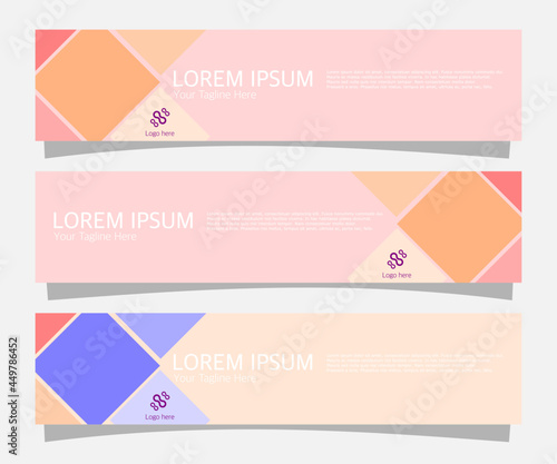 desain grafis dari banner untuk iklan