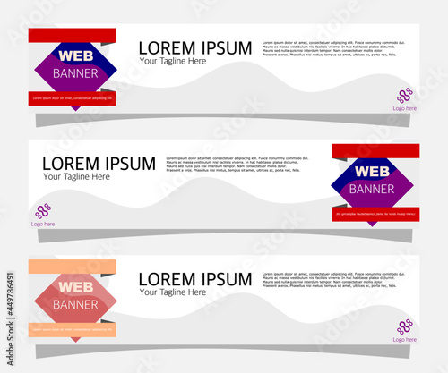 desain grafis dari banner untuk iklan