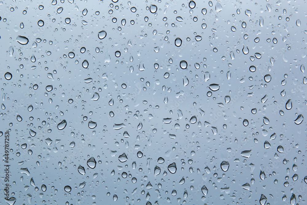 water drops on blue background water drops on blue background