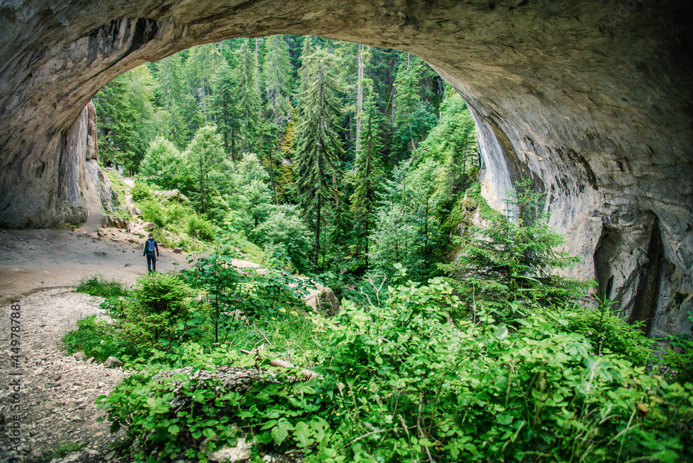 Wonder Bridges natural phenomena in Rhodopi Mountain, Bulgaria.