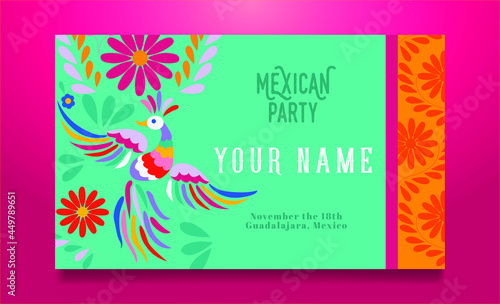 Mexican party invitation