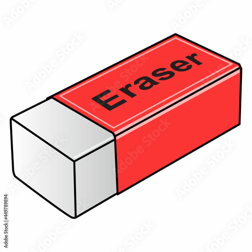 eraser vector illustration