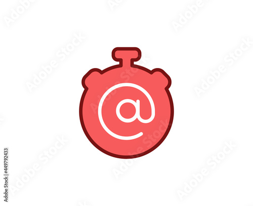 E-mail premium line icon. Simple high quality pictogram. Modern outline style icons. Stroke vector illustration on a white background. 