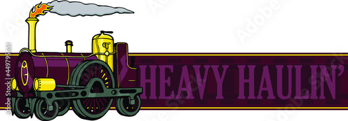 classic 1840s steam locomotive | heavy haulin