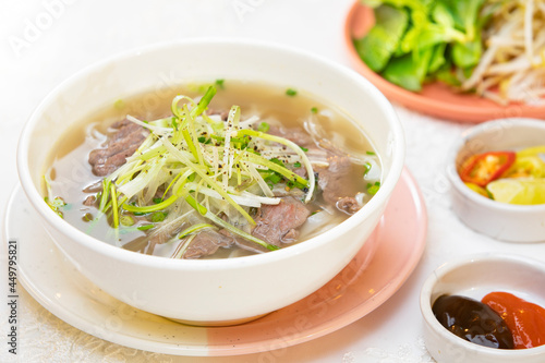 noodle soup with beef