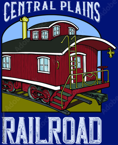 wooden caboose design | railroad