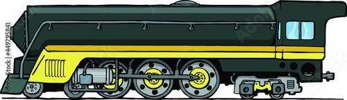 classic steam locomotive